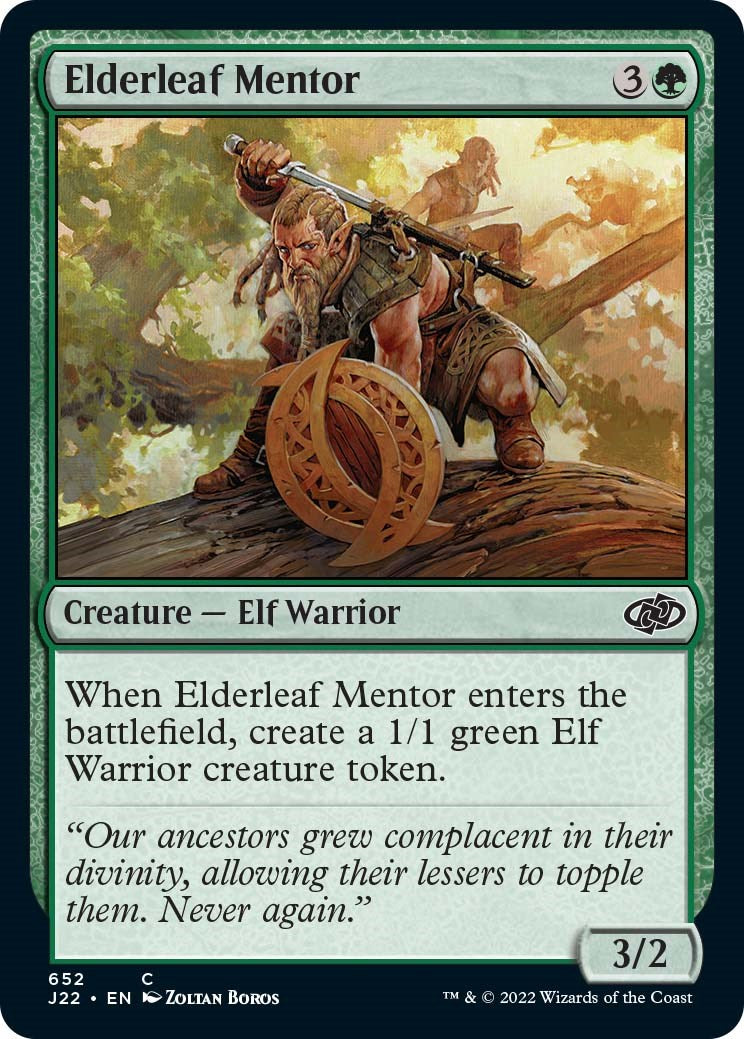 Elderleaf Mentor [Jumpstart 2022] | North Game Den