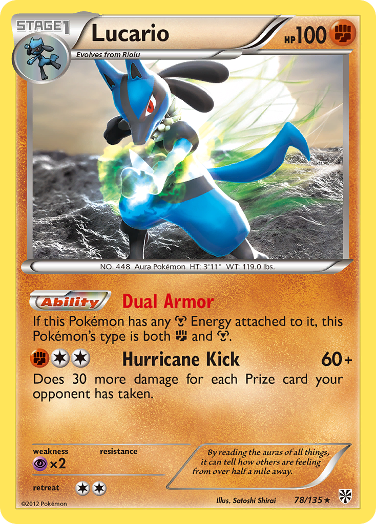 Lucario (78/135) [Black & White: Plasma Storm] | North Game Den