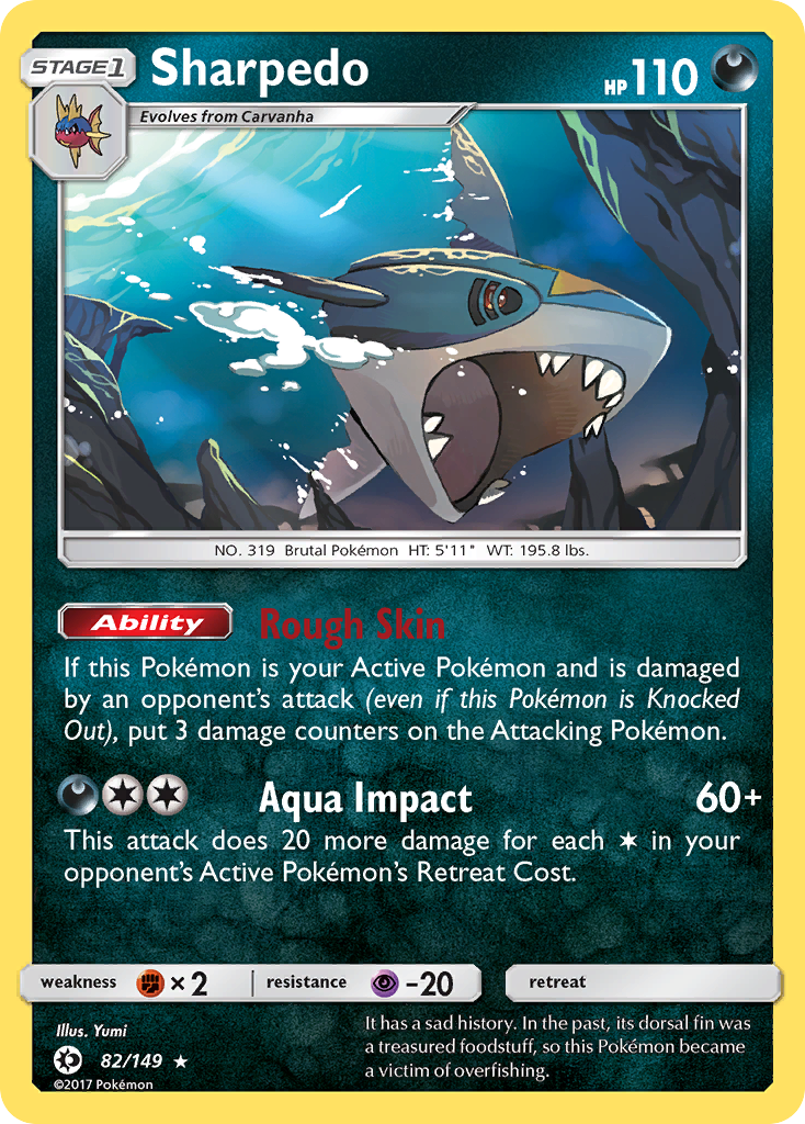 Sharpedo (82/149) [Sun & Moon: Base Set] | North Game Den