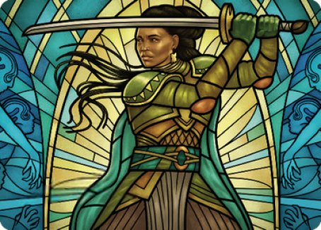Shanna, Purifying Blade Art Card 2 [Dominaria United Art Series] | North Game Den