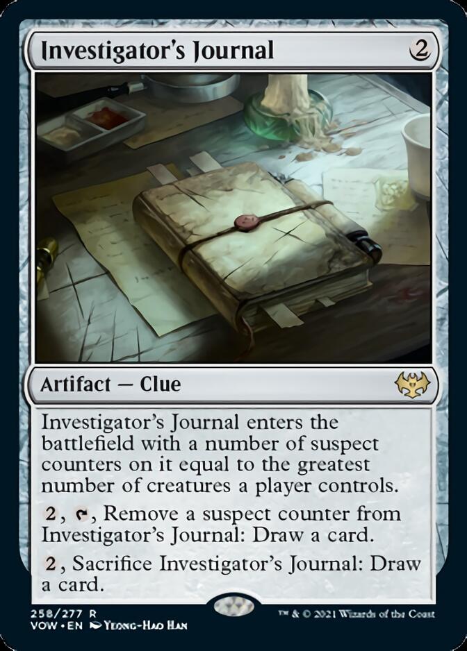 Investigator's Journal [Innistrad: Crimson Vow] | North Game Den