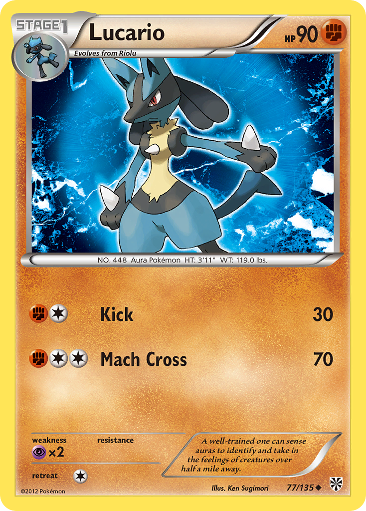 Lucario (77/135) [Black & White: Plasma Storm] | North Game Den