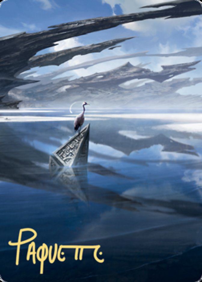 Seachrome Coast Art Card (Gold-Stamped Signature) [Zendikar Rising Art Series] | North Game Den