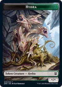 Hydra // Illusion Double-sided Token [Zendikar Rising Tokens] | North Game Den