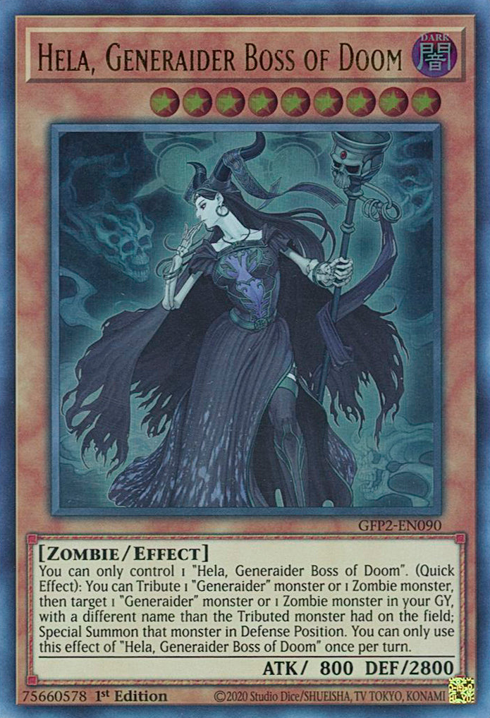 Hela, Generaider Boss of Doom [GFP2-EN090] Ultra Rare | North Game Den