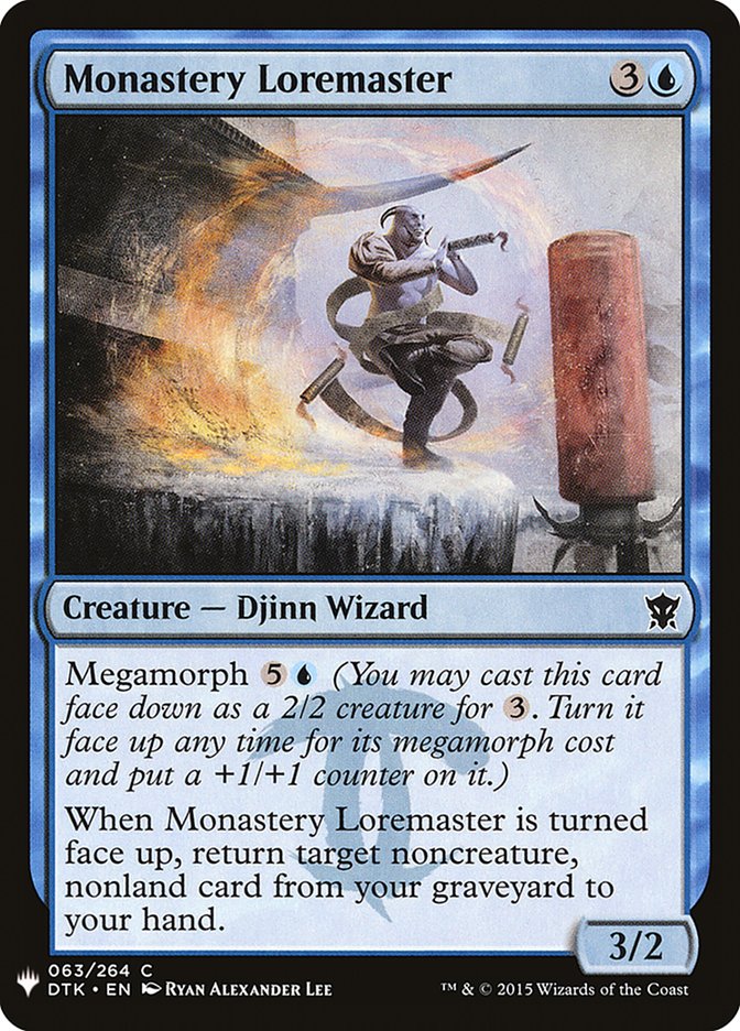 Monastery Loremaster [Mystery Booster] | North Game Den
