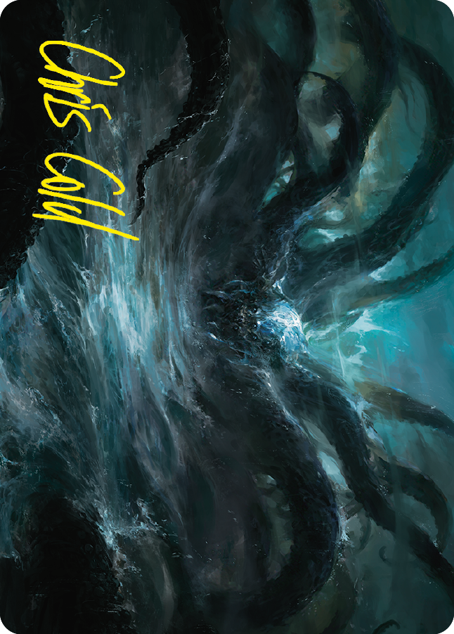 The Watcher in the Water Art Card (Gold-Stamped Signature) [The Lord of the Rings: Tales of Middle-earth Art Series] | North Game Den