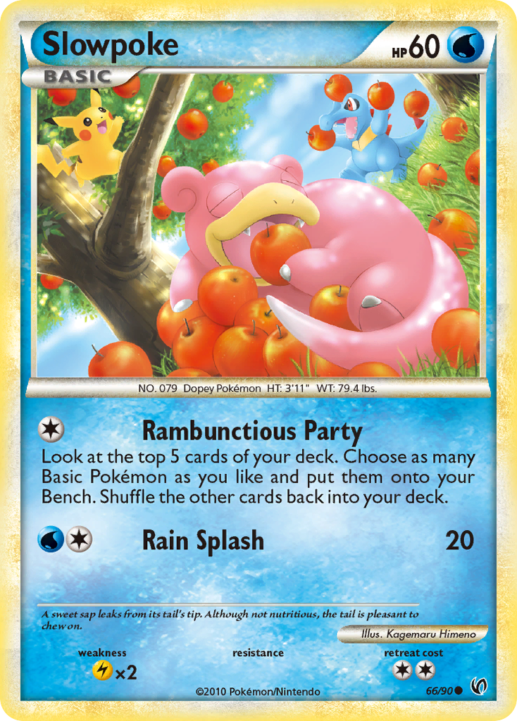 Slowpoke (66/90) [HeartGold & SoulSilver: Undaunted] | North Game Den