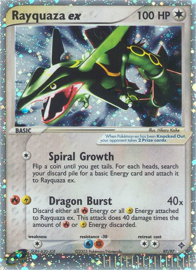 Rayquaza ex (97/97) [EX: Dragon] | North Game Den