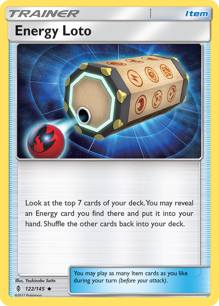 Energy Loto (122/145) [Sun & Moon: Guardians Rising] | North Game Den