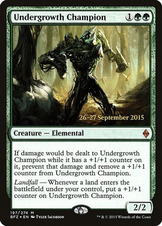 Undergrowth Champion [Battle for Zendikar Promos] | North Game Den