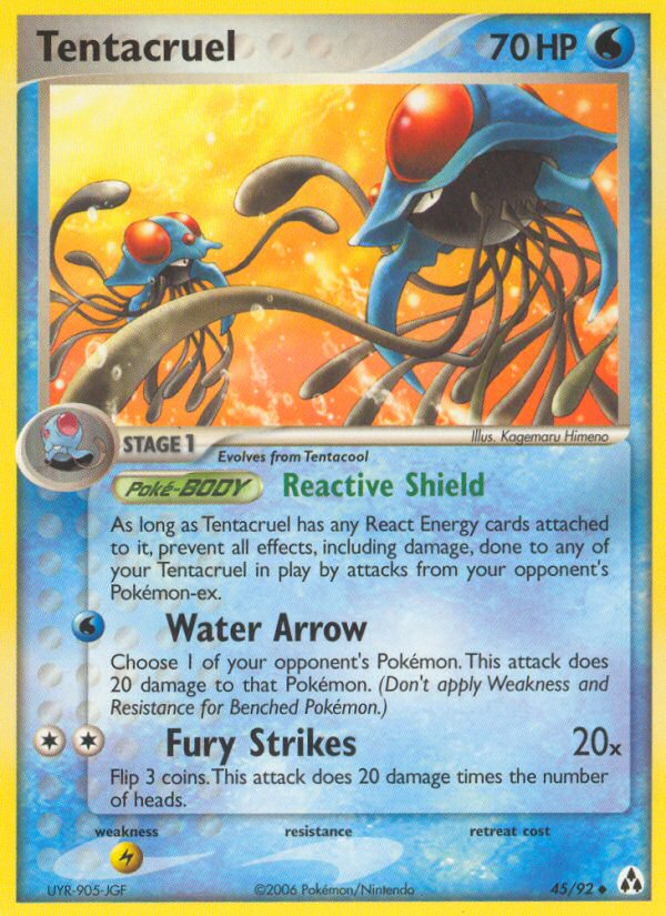 Tentacruel (45/92) [EX: Legend Maker] | North Game Den