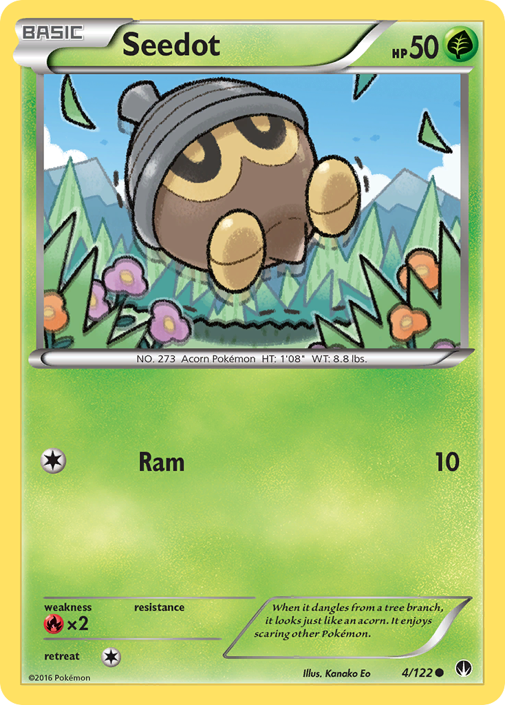 Seedot (4/122) [XY: BREAKpoint] | North Game Den