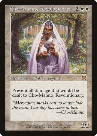 Cho-Manno, Revolutionary [Mercadian Masques] | North Game Den