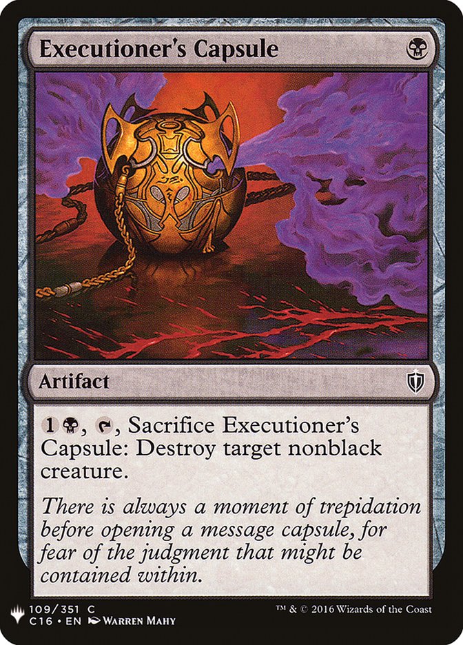 Executioner's Capsule [Mystery Booster] | North Game Den