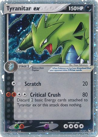 Tyranitar ex (17/17) (Holo) [POP Series 1] | North Game Den