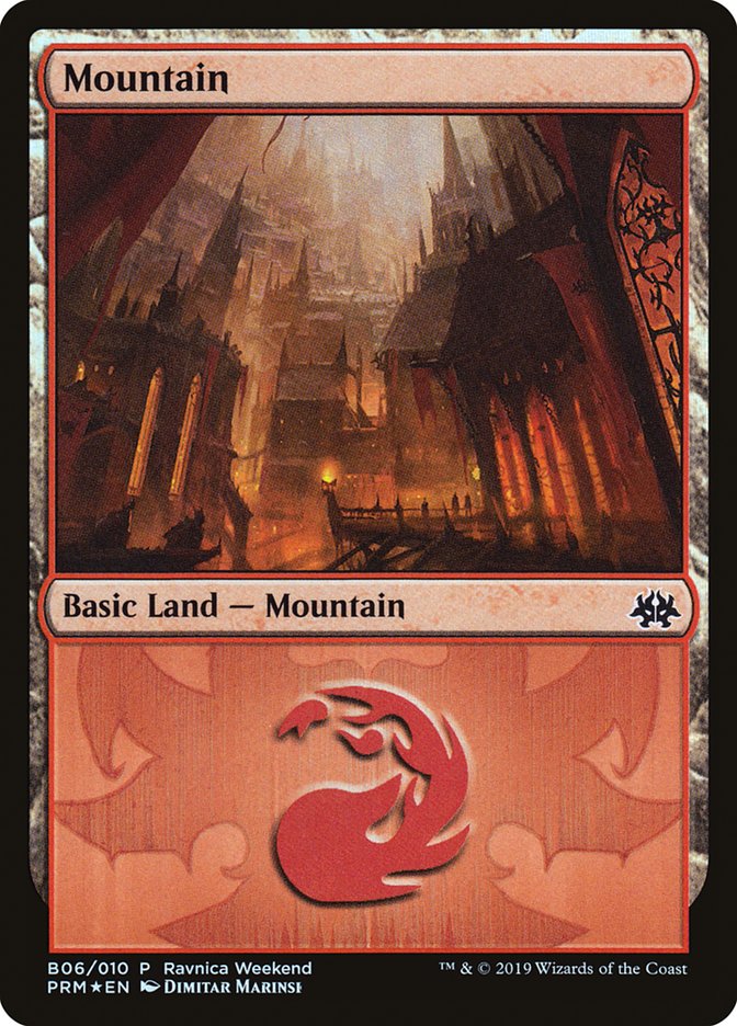 Mountain (B06) [Ravnica Allegiance Guild Kit] | North Game Den