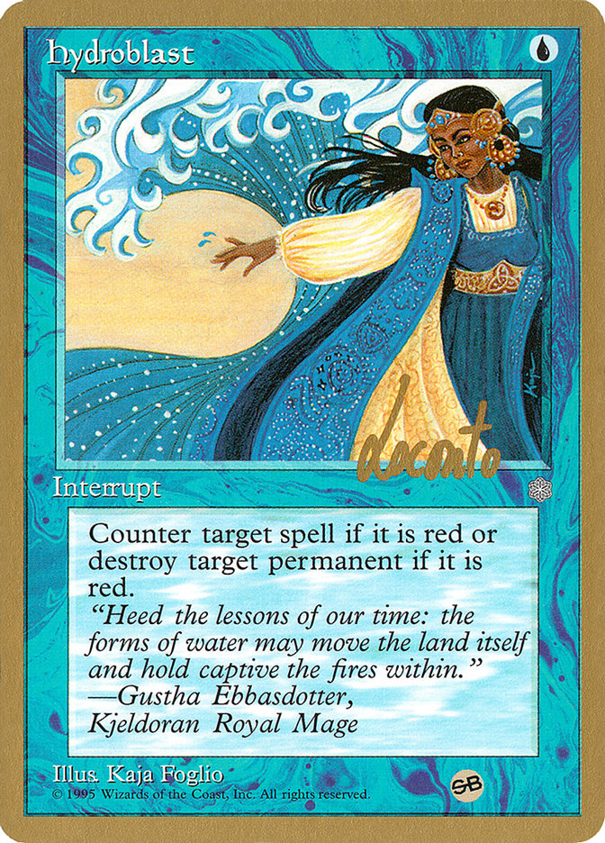 Hydroblast (Michael Loconto) (SB) [Pro Tour Collector Set] | North Game Den