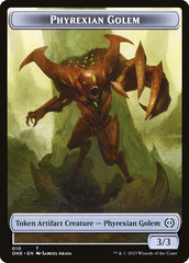 Phyrexian Goblin // Phyrexian Golem Double-Sided Token [Phyrexia: All Will Be One Tokens] | North Game Den