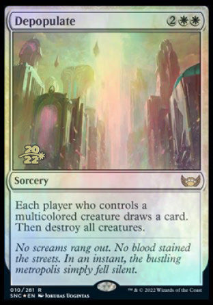 Depopulate [Streets of New Capenna Prerelease Promos] | North Game Den