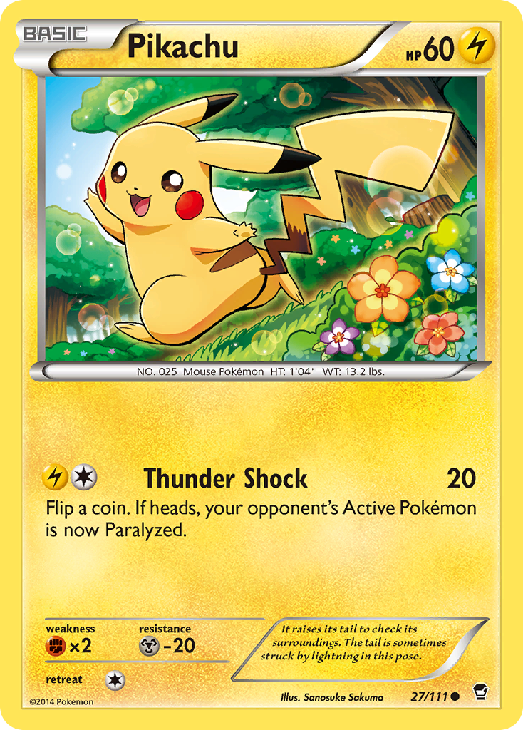 Pikachu (27/111) [XY: Furious Fists] | North Game Den