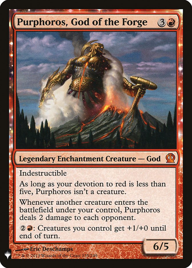 Purphoros, God of the Forge [Mystery Booster] | North Game Den