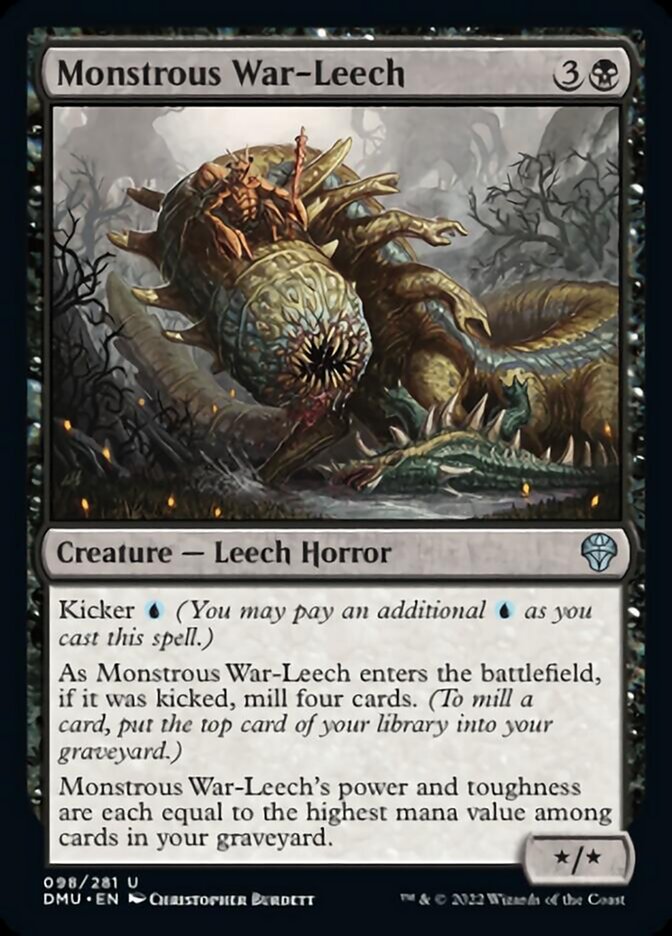 Monstrous War-Leech [Dominaria United] | North Game Den