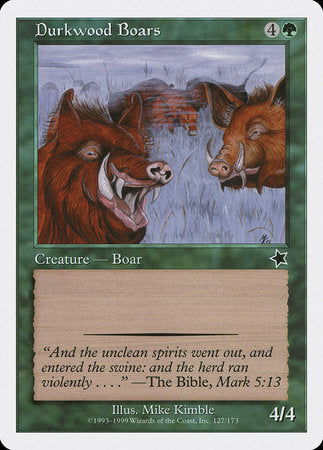 Durkwood Boars [Starter 1999] | North Game Den