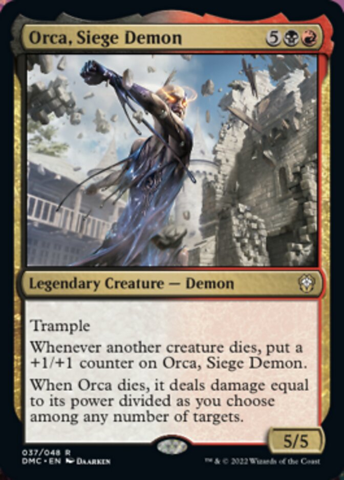 Orca, Siege Demon [Dominaria United Commander] | North Game Den