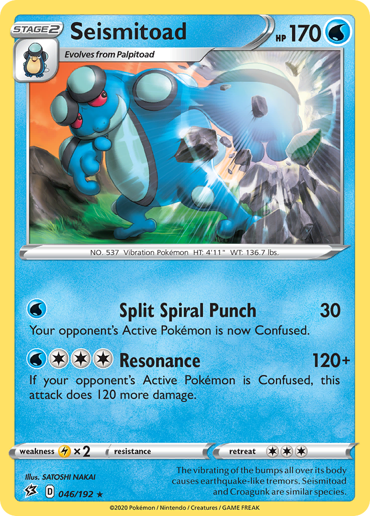 Seismitoad (046/192) [Sword & Shield: Rebel Clash] | North Game Den