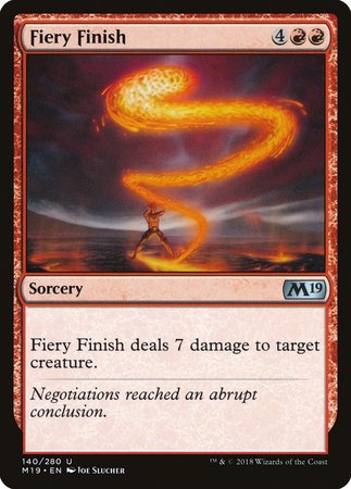 Fiery Finish [Core Set 2019] | North Game Den