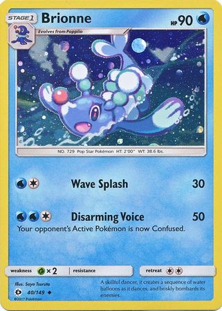 Brionne (40/149) (Cosmos Holo) [Sun & Moon: Base Set] | North Game Den