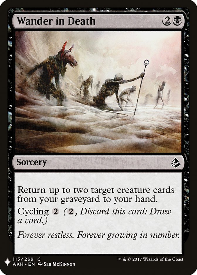 Wander in Death [Mystery Booster] | North Game Den