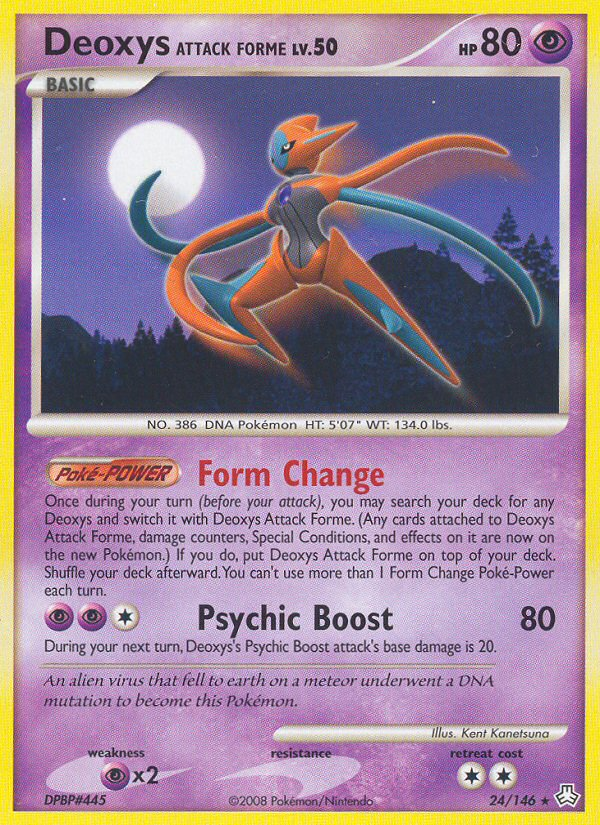 Deoxys Attack Forme (24/146) [Diamond & Pearl: Legends Awakened] | North Game Den