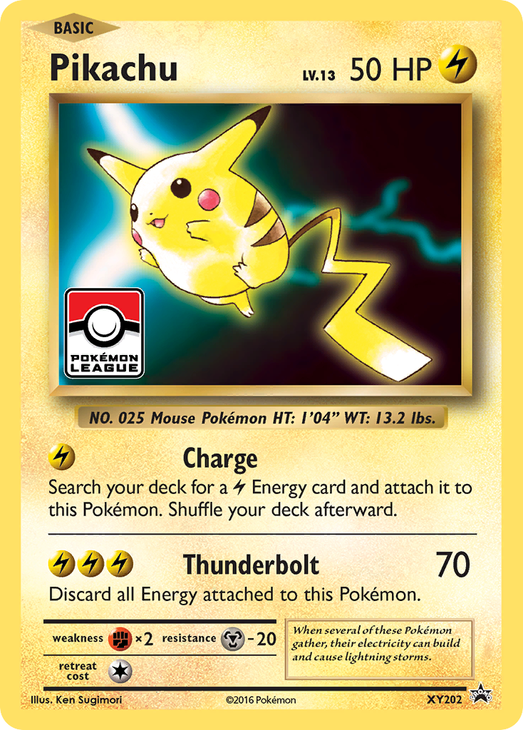 Pikachu (XY202) [XY: Black Star Promos] | North Game Den