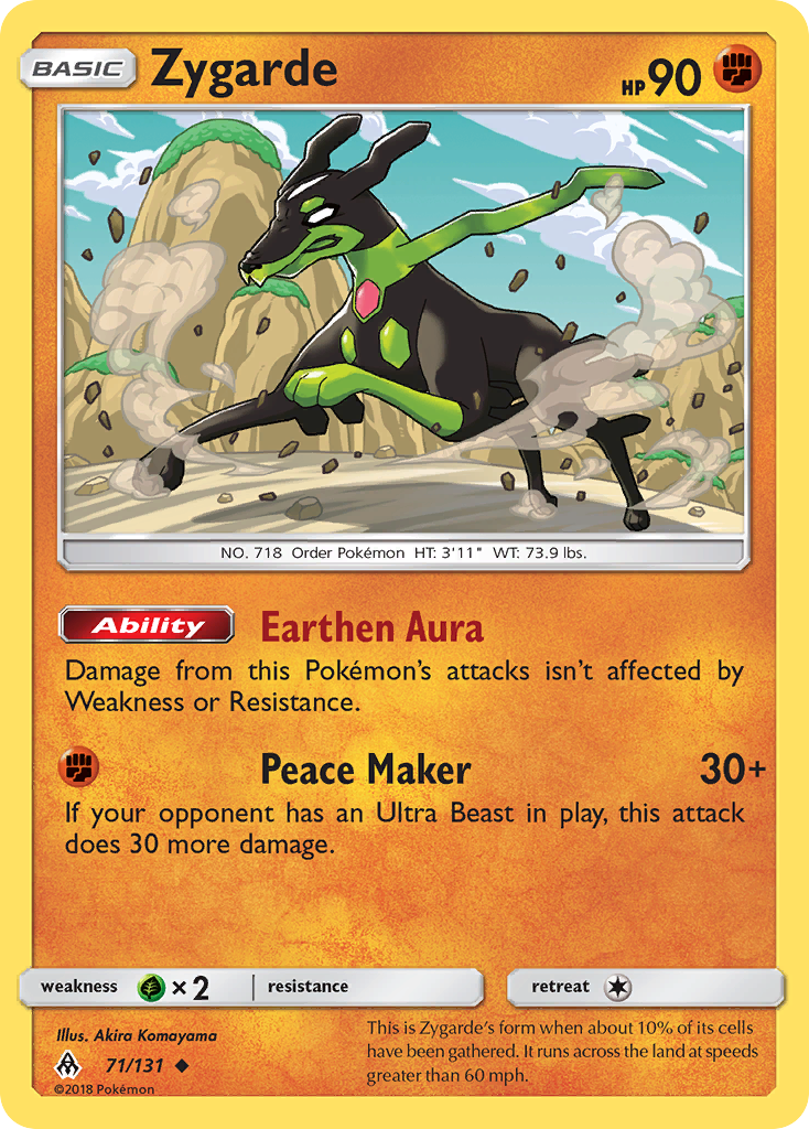 Zygarde (71/131) [Sun & Moon: Forbidden Light] | North Game Den