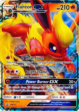 Flareon GX (SM171) (Jumbo Card) [Sun & Moon: Black Star Promos] | North Game Den