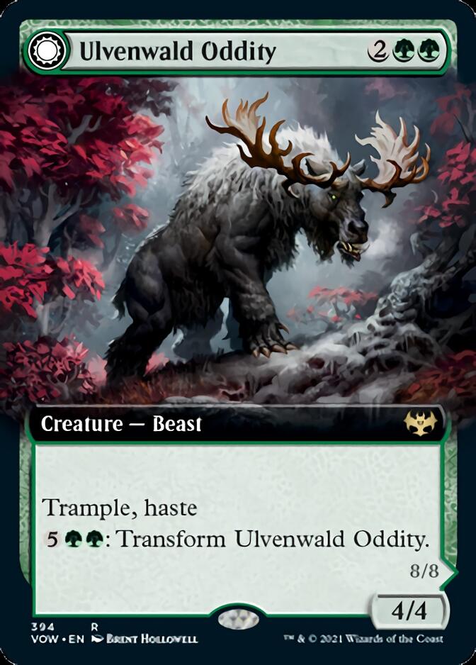 Ulvenwald Oddity // Ulvenwald Behemoth (Extended) [Innistrad: Crimson Vow] | North Game Den