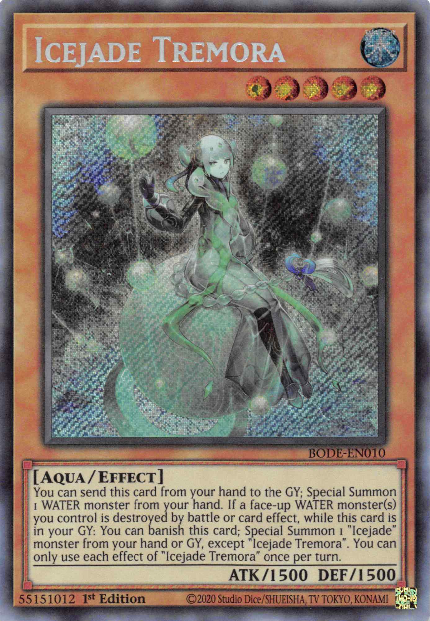 Icejade Tremora [BODE-EN010] Secret Rare | North Game Den