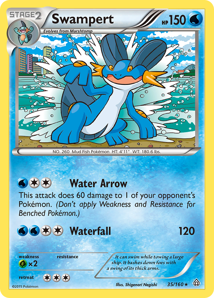 Swampert (35/160) [XY: Primal Clash] | North Game Den