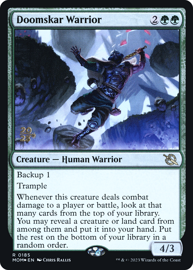 Doomskar Warrior [March of the Machine Prerelease Promos] | North Game Den