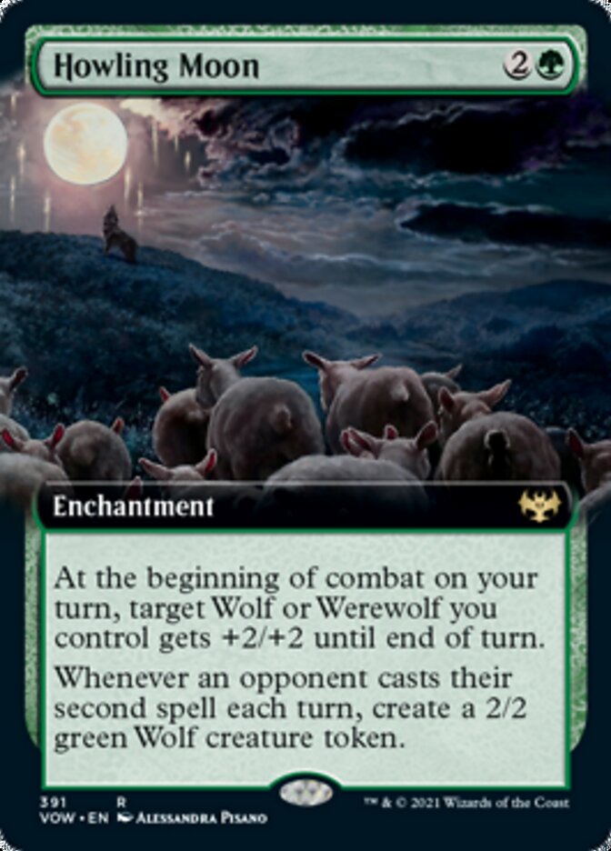 Howling Moon (Extended) [Innistrad: Crimson Vow] | North Game Den