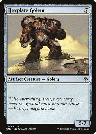Hexplate Golem [Conspiracy: Take the Crown] | North Game Den