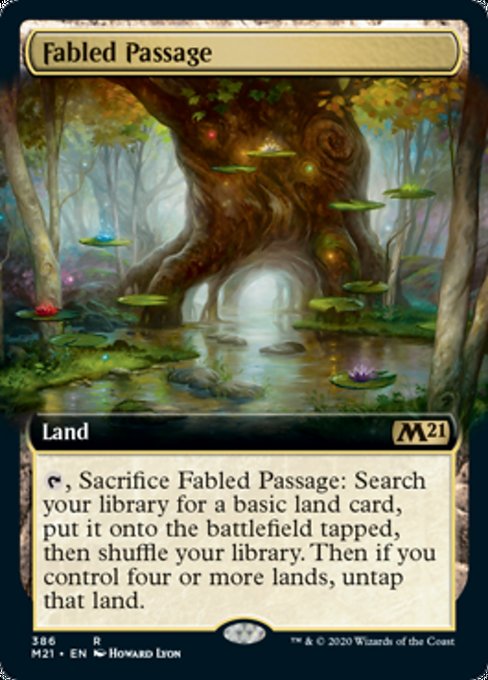 Fabled Passage (Extended Art) [Core Set 2021] | North Game Den