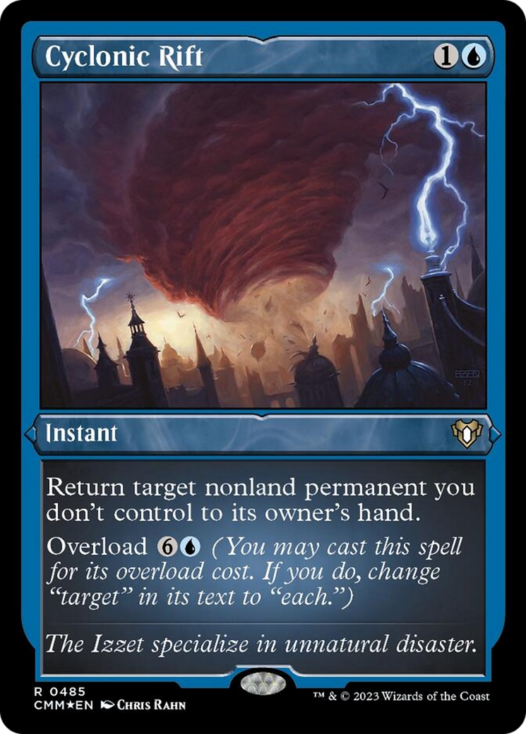 Cyclonic Rift (Foil Etched) [Commander Masters] | North Game Den