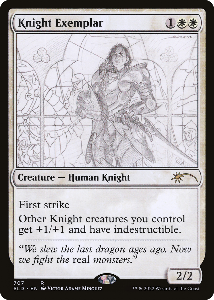 Knight Exemplar (707) [Secret Lair Drop Series] | North Game Den