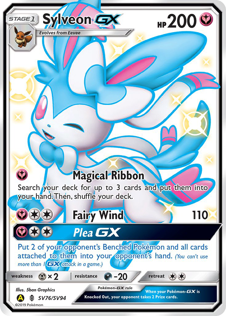 Sylveon GX (SV76/SV94) [Sun & Moon: Hidden Fates - Shiny Vault] | North Game Den