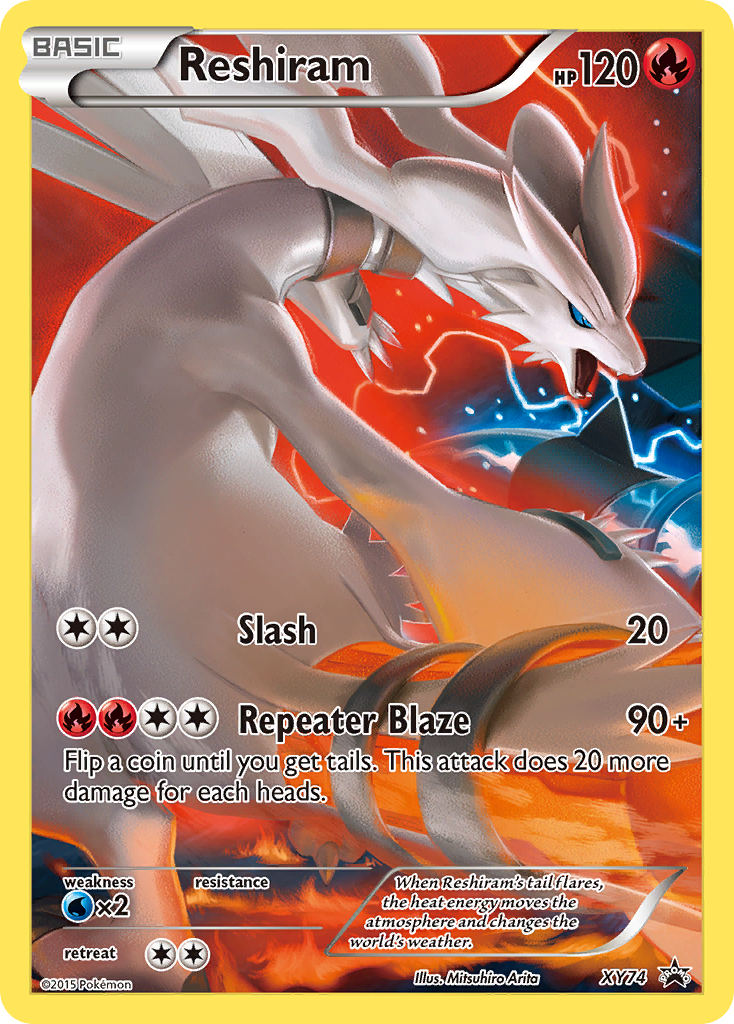 Reshiram (XY74) [XY: Black Star Promos] | North Game Den