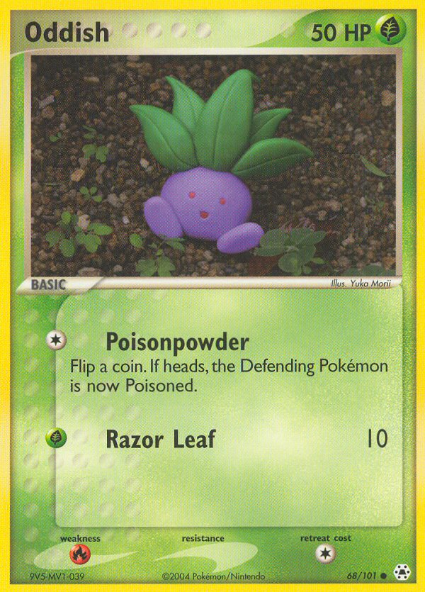 Oddish (68/101) [EX: Hidden Legends] | North Game Den
