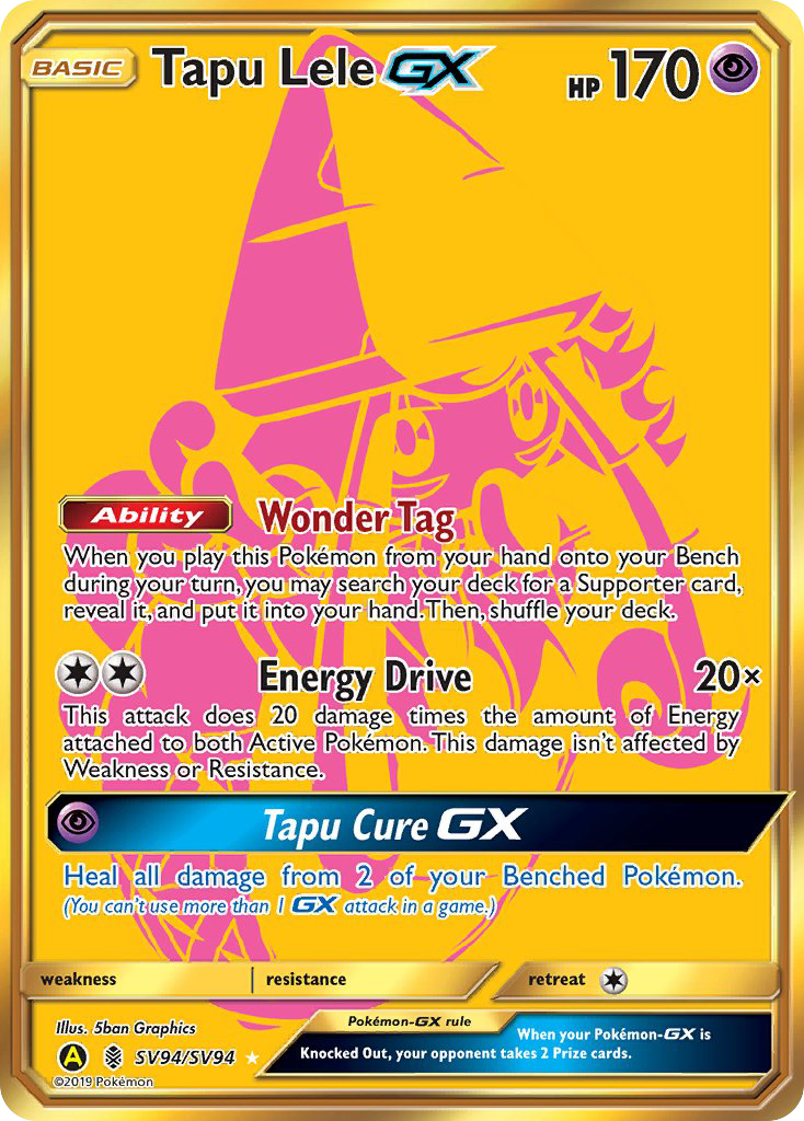 Tapu Lele GX (SV94/SV94) [Sun & Moon: Hidden Fates - Shiny Vault] | North Game Den